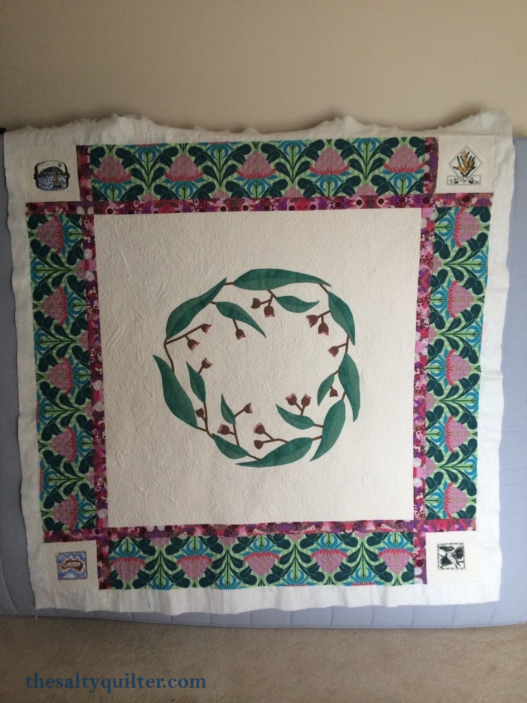 The Salty Quilter - I still Call Australia Home - Before Binding