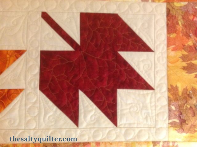 The Salty Quilter - Autumn Leaves - block