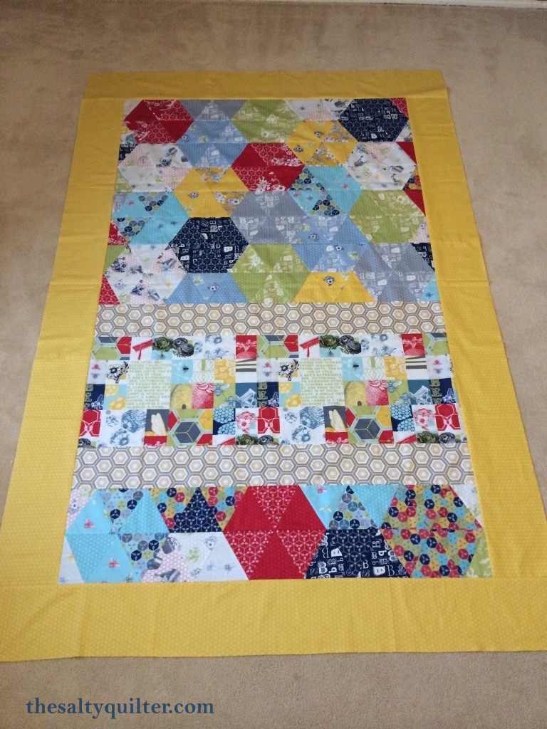 The Salty Quilter - Bee's Knees - Quilt top