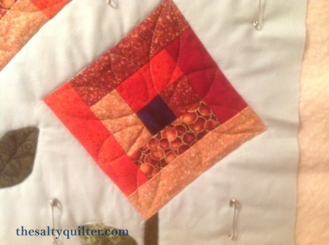 The Salty Quliter - Fall Flowers - flower quilting