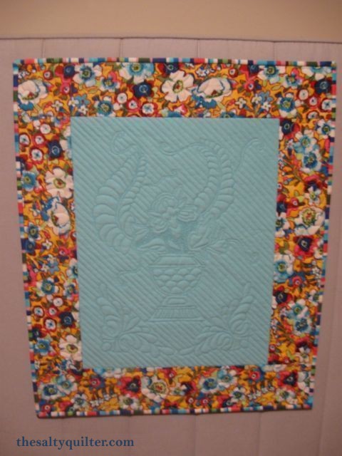 The Salty Quilter - Flowers and Feathers - Finished