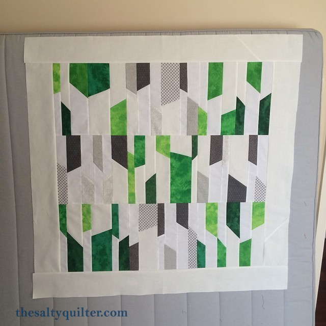 Forest in the Fog - Quilt top