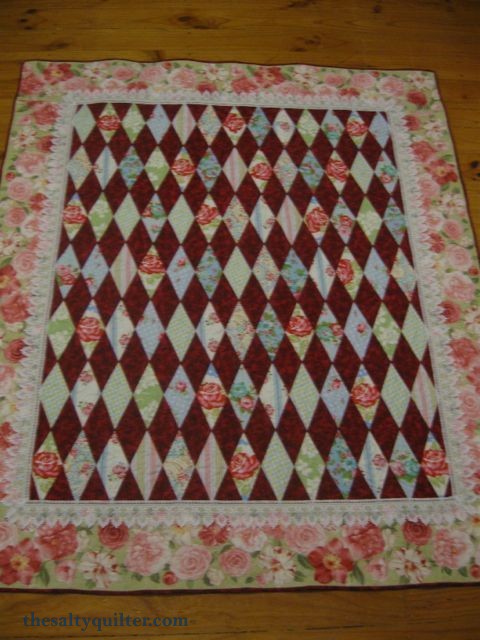The Salty Quilter - Grandma's Roses - Finished