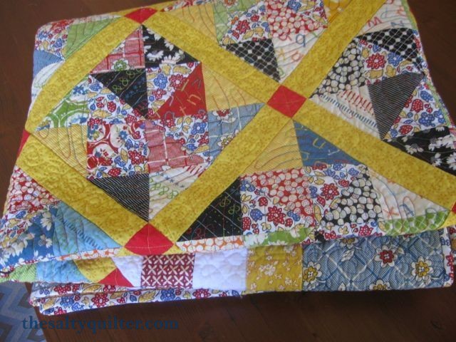 The salty Quilter - Hazel's Pinwheels - Folded