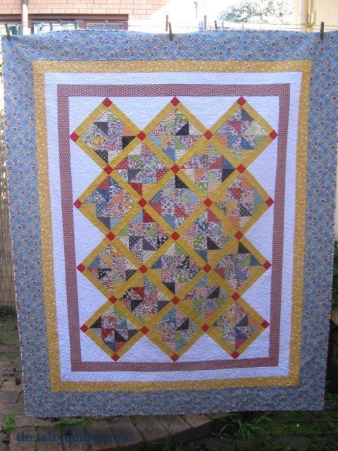 The salty Quilter - Hazel's Pinwheels - Finished