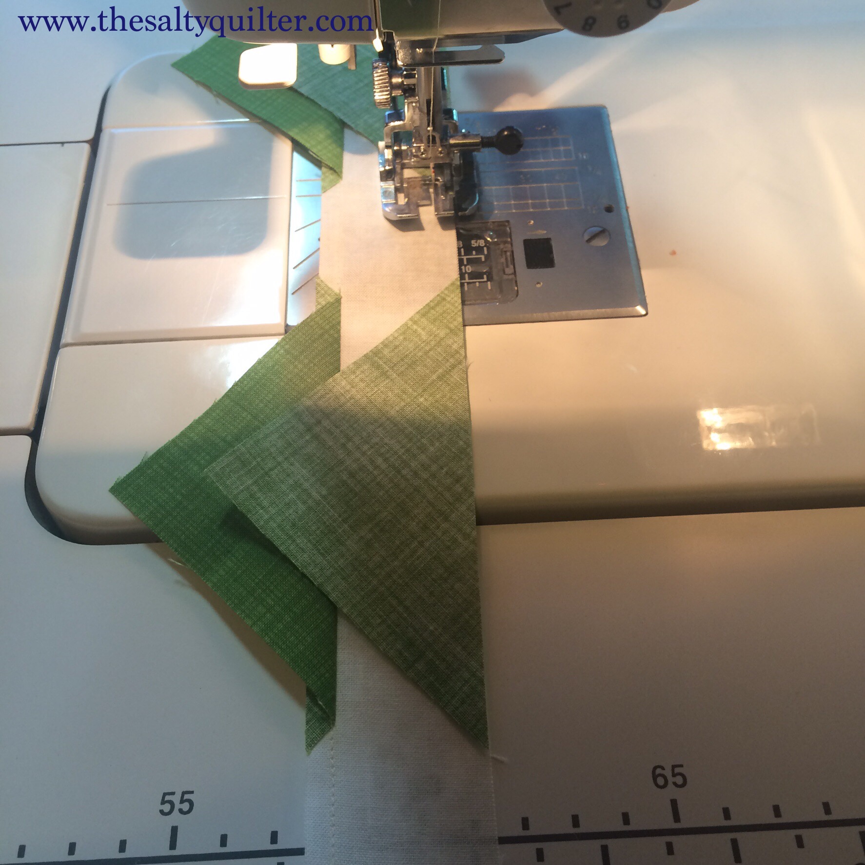 Low Waste Signature Block - sew opposite HSTs