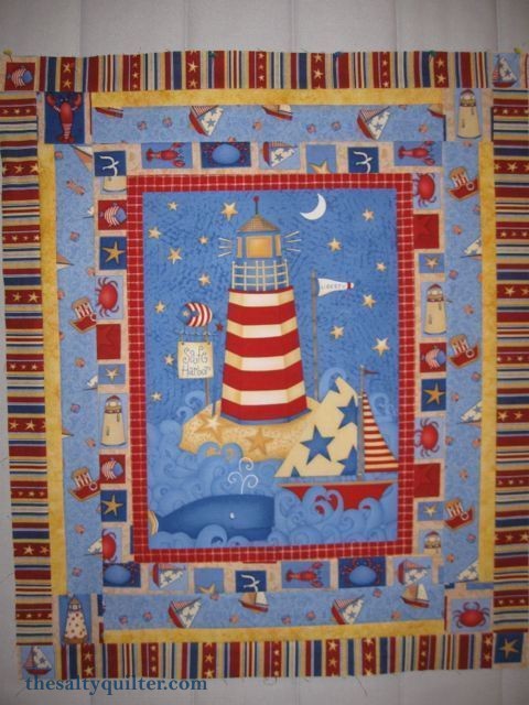 The Salty Quilter - Lighthouse Wallhanging