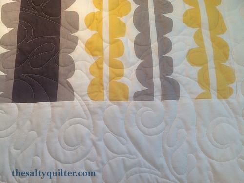 The Salty Quilter - Love Birds - Quilting