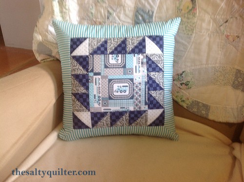 The Salty Quilter - Mystery Train - Pillow
