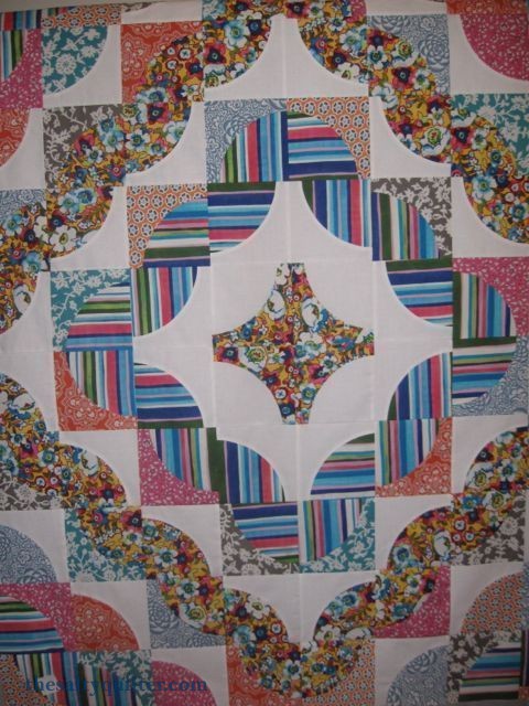The Salty Quilter - Pampered Path - Quilt top