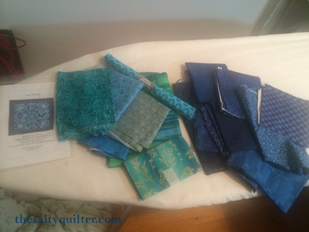 The Salty Quilter - Sea Change - Fabric pull and pattern