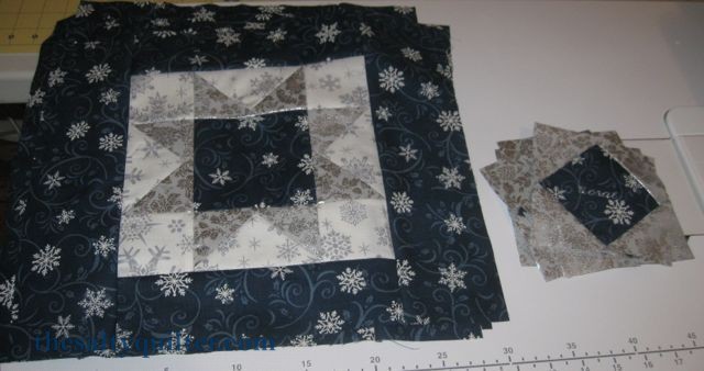 The Salty Quilter - Snow Star Table Setting - tops
