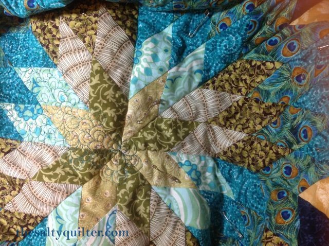 The Salty Quilter - Star of India - Star quilting