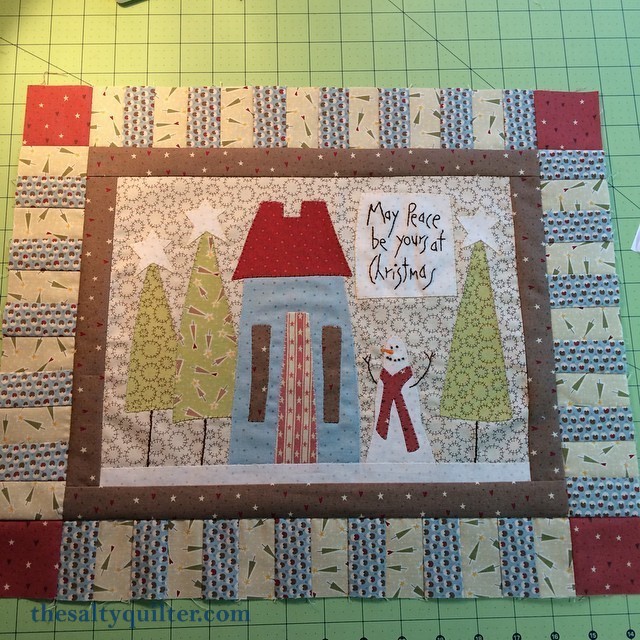 The Salty Quilter - Home for the Holidays - Qulit Top