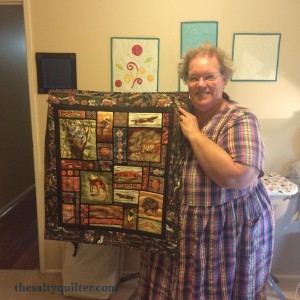 Mom's first quilt