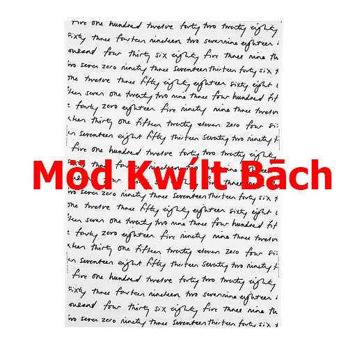 The Salty Quilter - IKWLTA - Mod Kwilt Bach