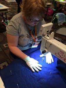 www.thesaltyquilter.com - FMQing at QuiltCon