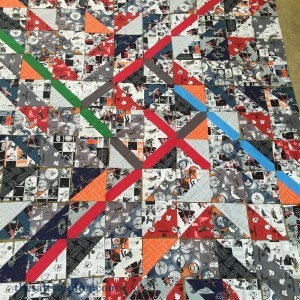 The Salty Quilter - Lightsaber Legacy block layout