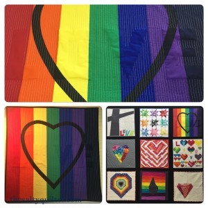 thesaltyquilter.com - Love is Love on display with the Canberra Modern Quilt Guild challenge quilts 2016