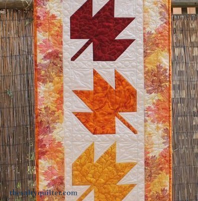 The Salty Quilter - Autumn Leaves - Finished