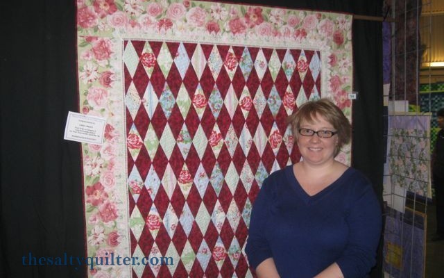 The Salty Quilter - Grandma's Roses - At the show