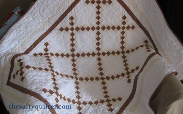 The Salty Quilter - Organic Double Irish Chain - Finished