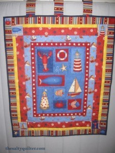 The Salty Quilter - Nautical Wallhanging