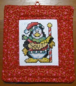The Salty Quilter - Penguin Ornament