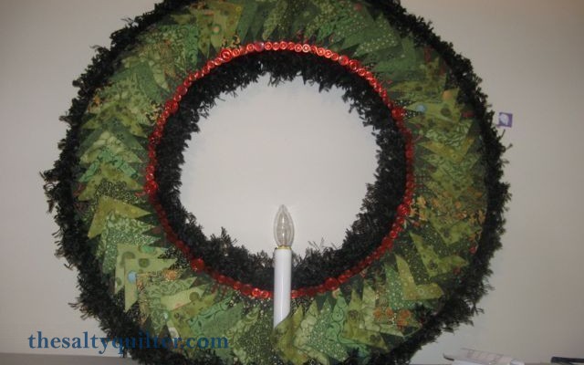 The Salty Quilter - Pinwheel Wreath