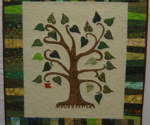 The Salty Quilter - Tree of Knowledge - Finished