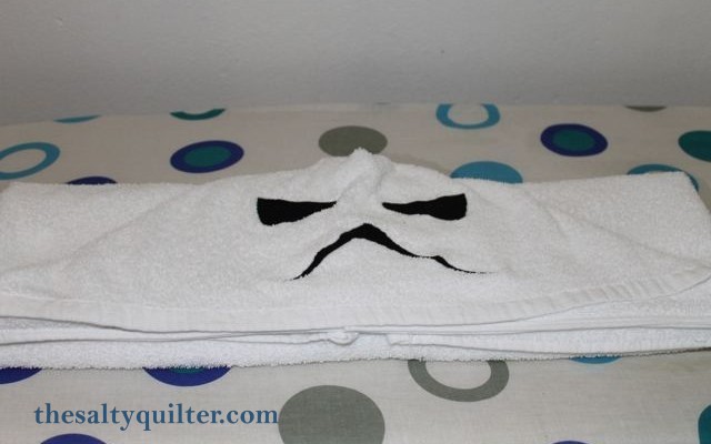 The Salty Quilter - Stormtrooper hooded towels