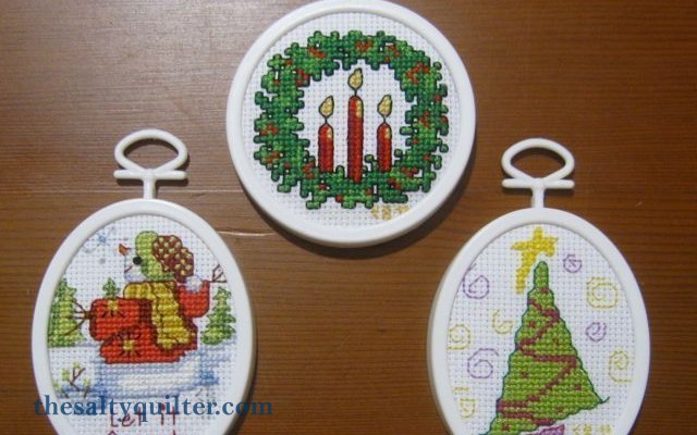 The Salty Quilter - Cross Stitch Ornaments