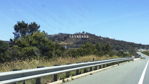 Canberra sign (doesn't actually exist)