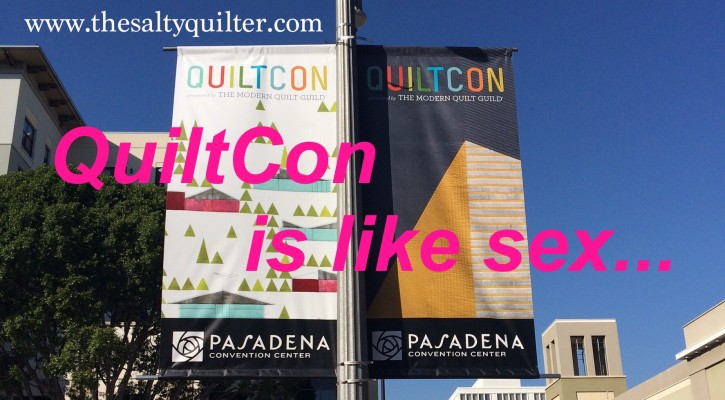 www.thesaltyquilter.com - QuiltCon is like Sex